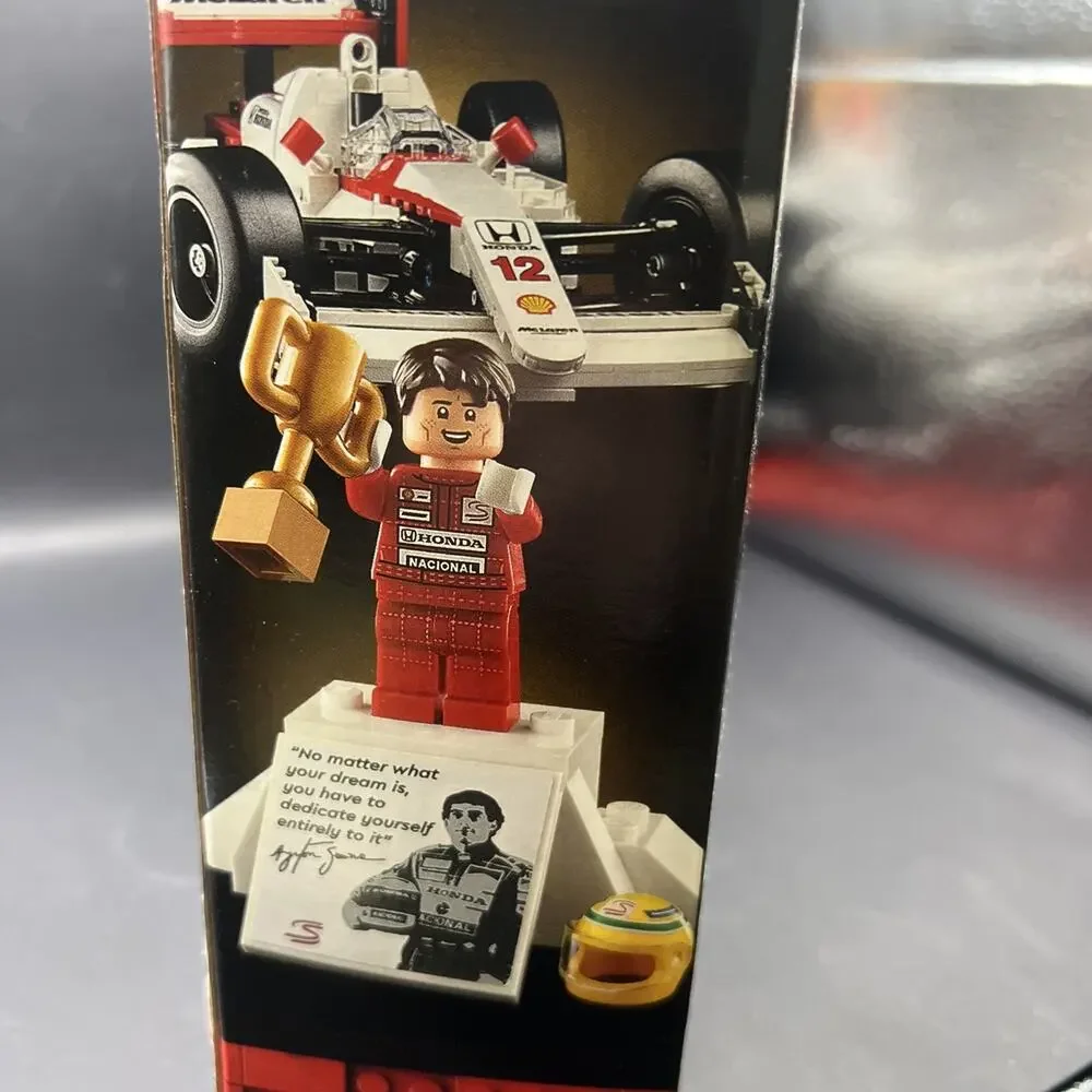 Lego Icons McLaren MP4/4 Ayrton Senna 10330 F1 Car Set Sealed 693 Pcs